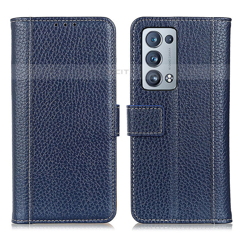 Funda de Cuero Cartera con Soporte Carcasa M14L para Oppo Reno6 Pro+ Plus 5G