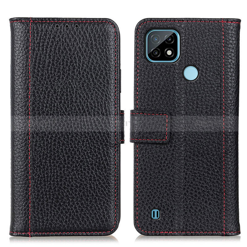 Funda de Cuero Cartera con Soporte Carcasa M14L para Realme C21