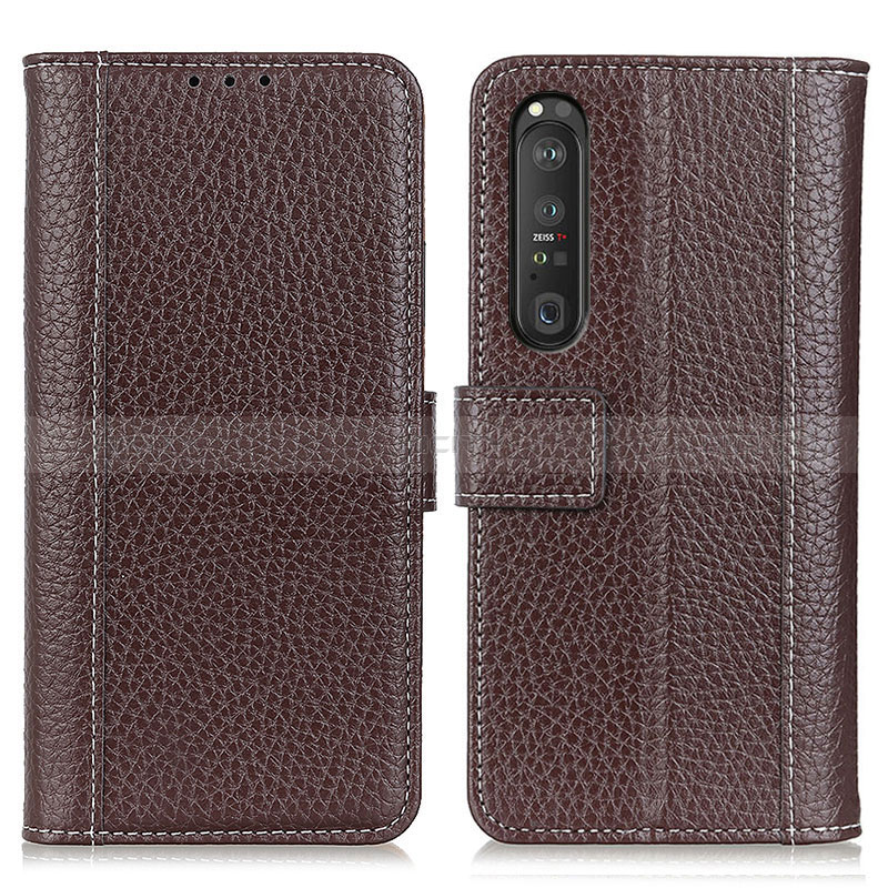 Funda de Cuero Cartera con Soporte Carcasa M14L para Sony Xperia 1 III