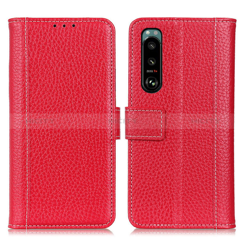 Funda de Cuero Cartera con Soporte Carcasa M14L para Sony Xperia 5 III SO-53B