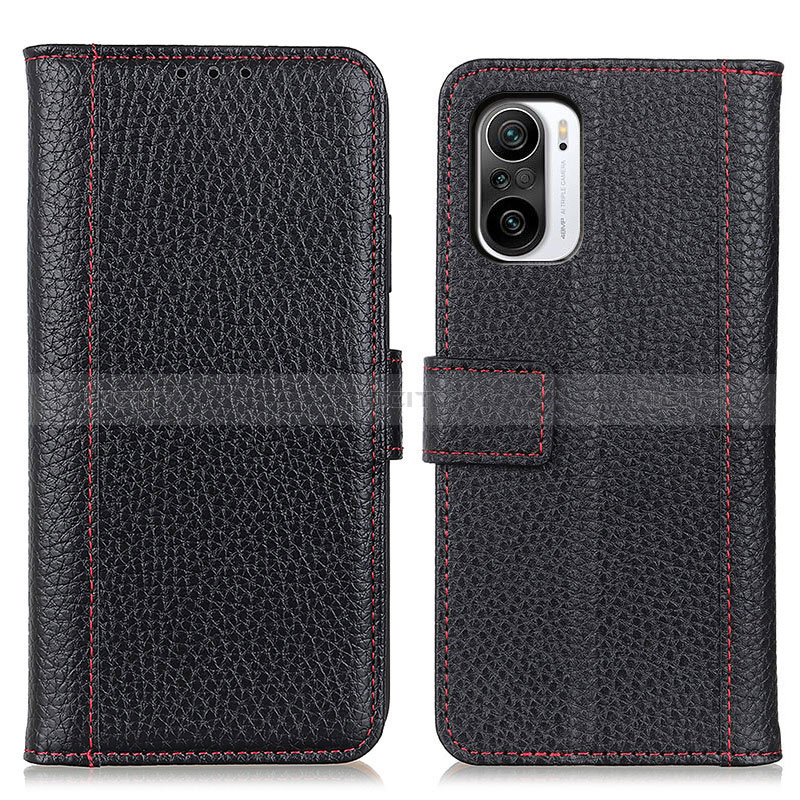 Funda de Cuero Cartera con Soporte Carcasa M14L para Xiaomi Mi 11i 5G Negro