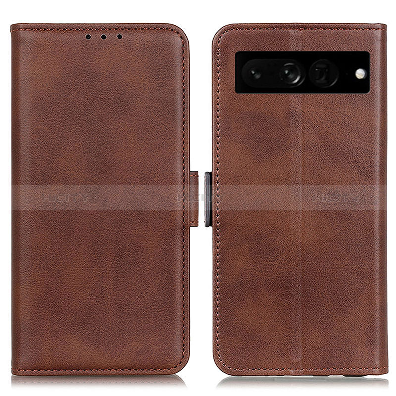 Funda de Cuero Cartera con Soporte Carcasa M15L para Google Pixel 7 Pro 5G Marron