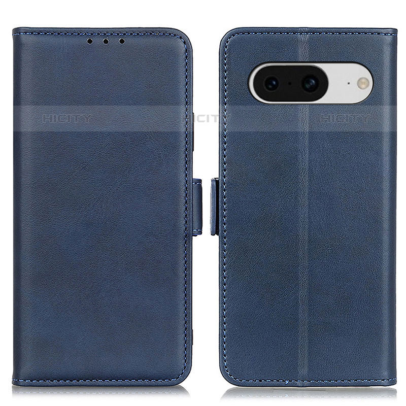 Funda de Cuero Cartera con Soporte Carcasa M15L para Google Pixel 8 5G Azul