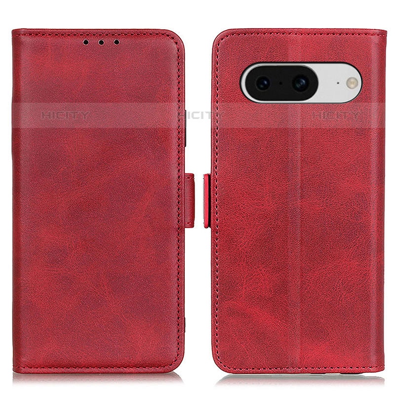 Funda de Cuero Cartera con Soporte Carcasa M15L para Google Pixel 8 5G Rojo