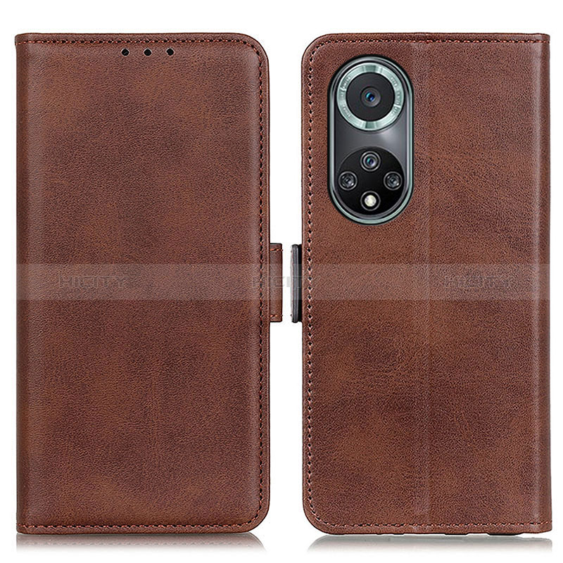 Funda de Cuero Cartera con Soporte Carcasa M15L para Huawei Honor 50 Pro 5G Marron