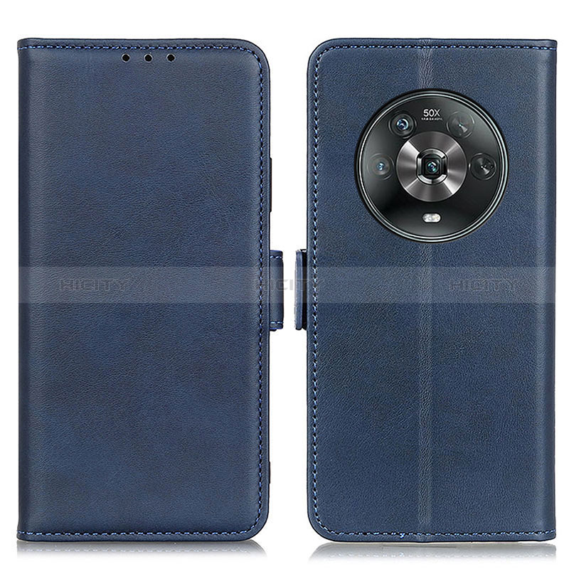 Funda de Cuero Cartera con Soporte Carcasa M15L para Huawei Honor Magic4 5G Azul