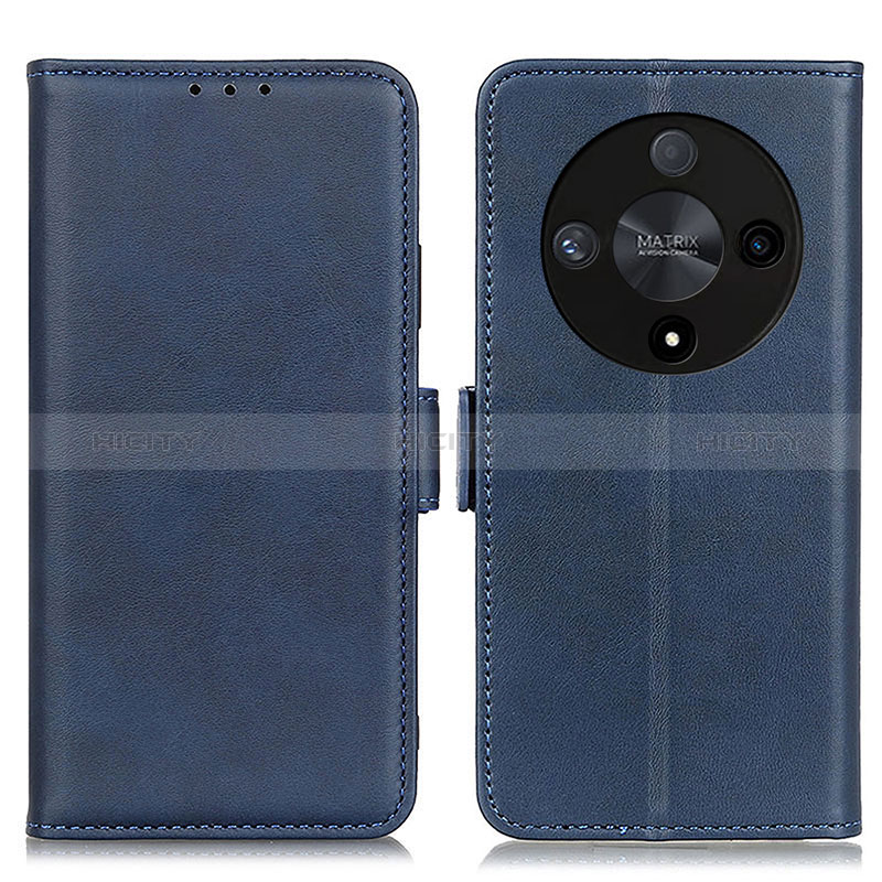 Funda de Cuero Cartera con Soporte Carcasa M15L para Huawei Honor X9b 5G Azul