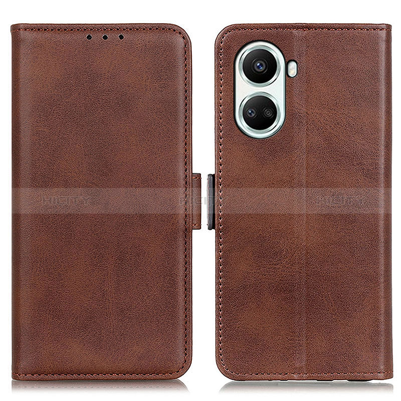 Funda de Cuero Cartera con Soporte Carcasa M15L para Huawei Nova 10 SE Marron