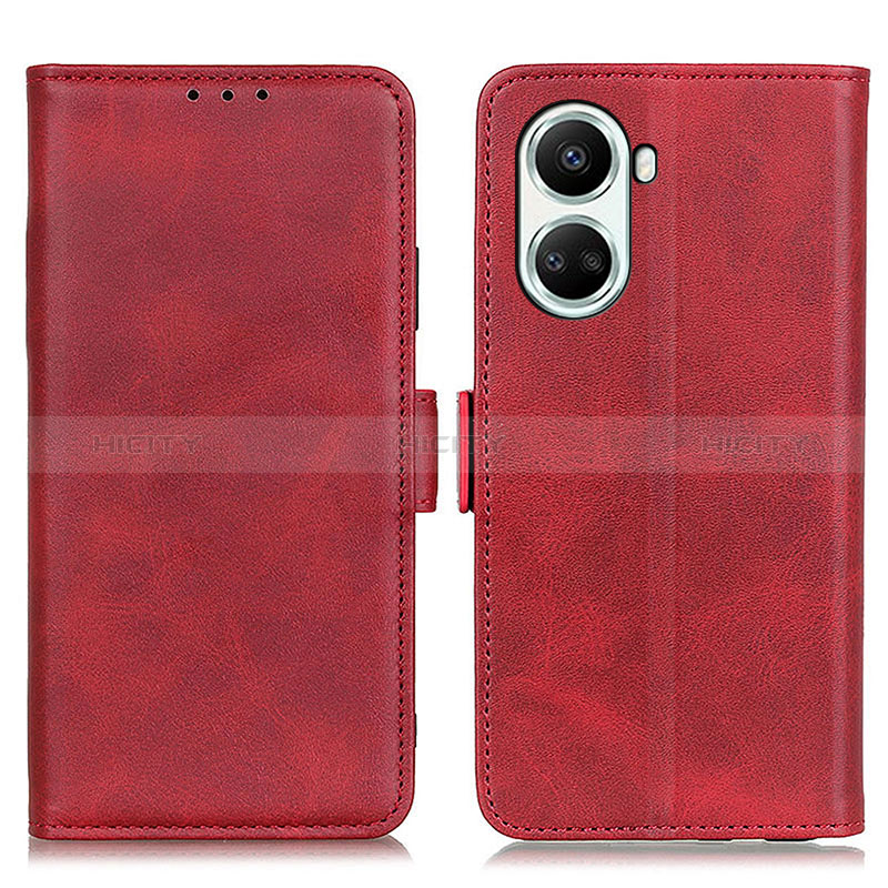 Funda de Cuero Cartera con Soporte Carcasa M15L para Huawei Nova 10 SE Rojo