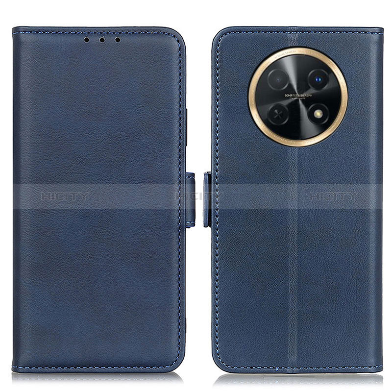 Funda de Cuero Cartera con Soporte Carcasa M15L para Huawei Nova Y91 Azul