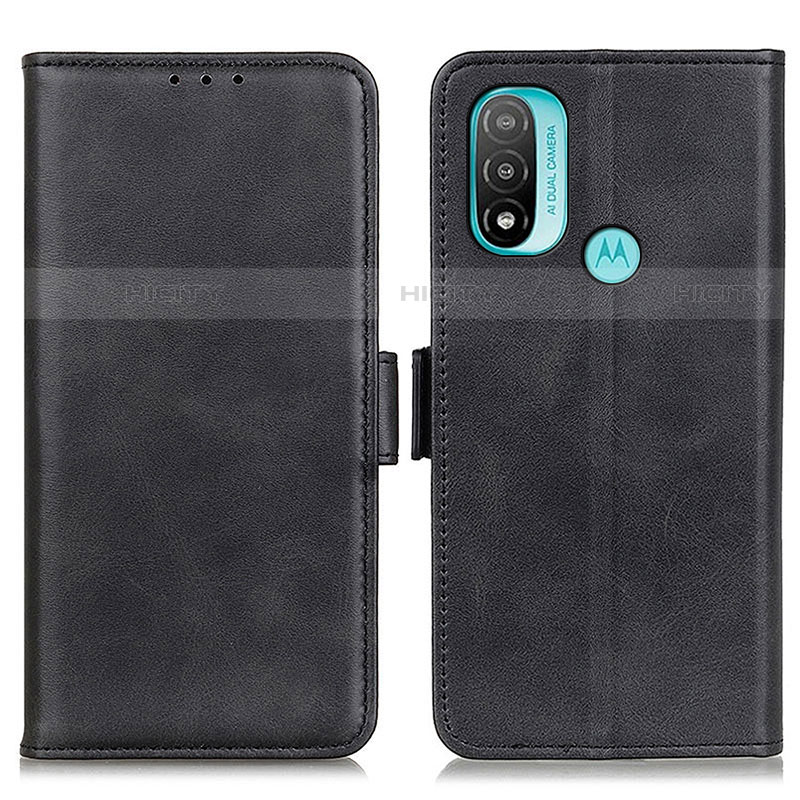 Funda de Cuero Cartera con Soporte Carcasa M15L para Motorola Moto E30 Negro