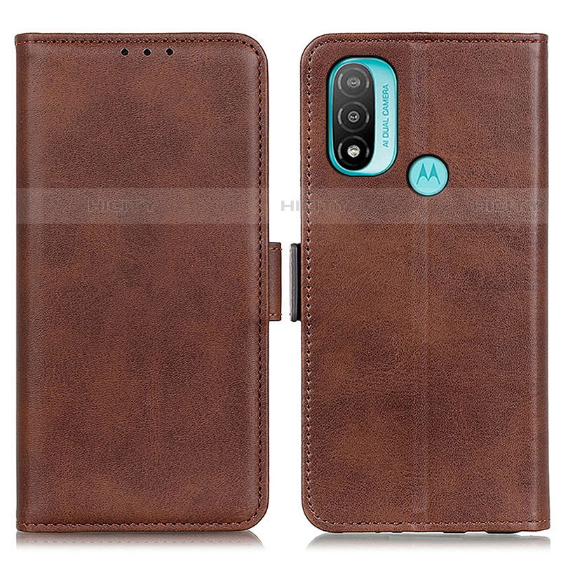 Funda de Cuero Cartera con Soporte Carcasa M15L para Motorola Moto E40 Marron