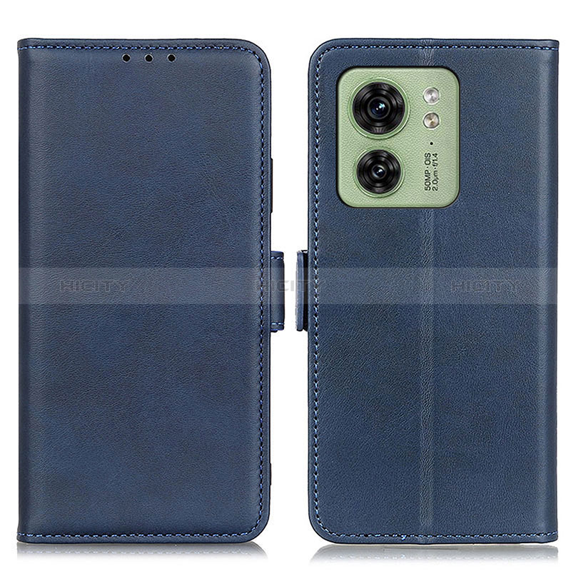 Funda de Cuero Cartera con Soporte Carcasa M15L para Motorola Moto Edge (2023) 5G Azul