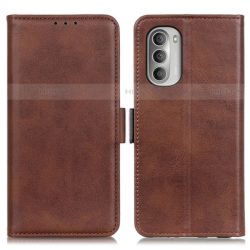 Funda de Cuero Cartera con Soporte Carcasa M15L para Motorola Moto G Stylus (2022) 4G Marron