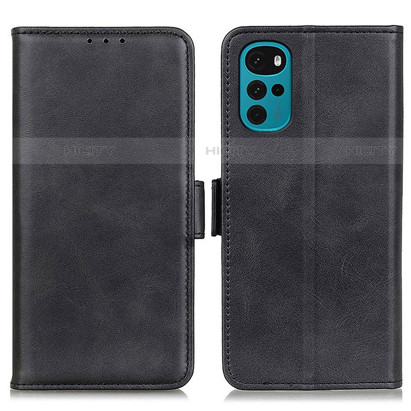 Funda de Cuero Cartera con Soporte Carcasa M15L para Motorola Moto G22 Negro