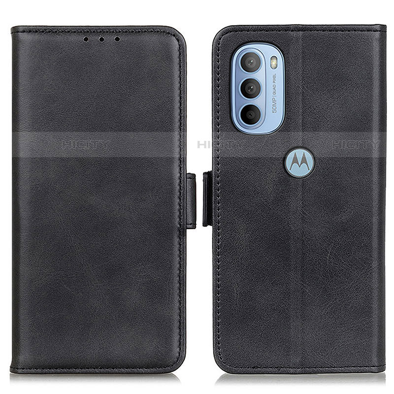 Funda de Cuero Cartera con Soporte Carcasa M15L para Motorola Moto G31 Negro