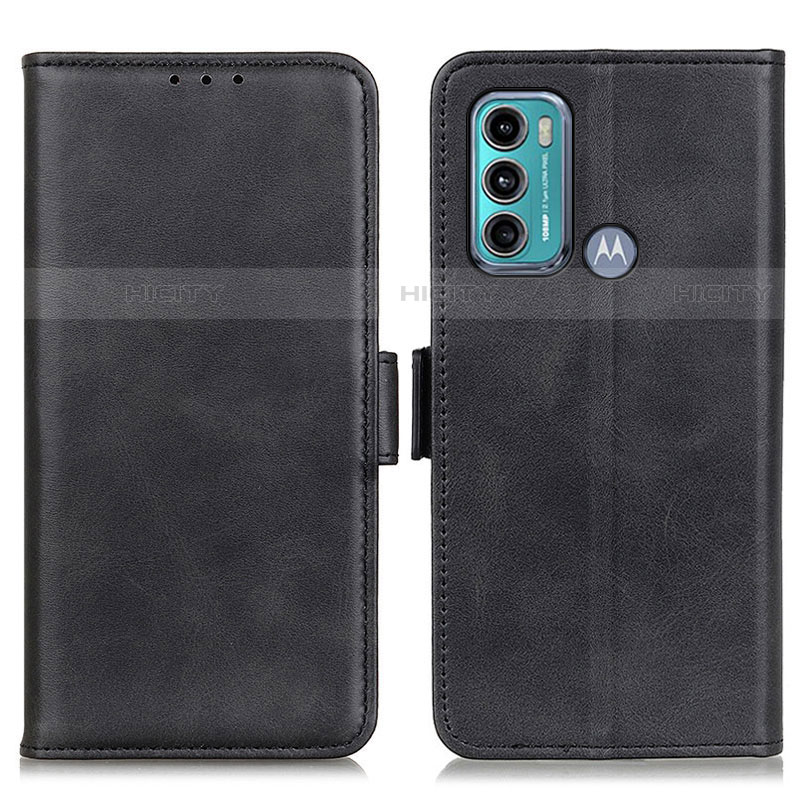 Funda de Cuero Cartera con Soporte Carcasa M15L para Motorola Moto G40 Fusion Negro