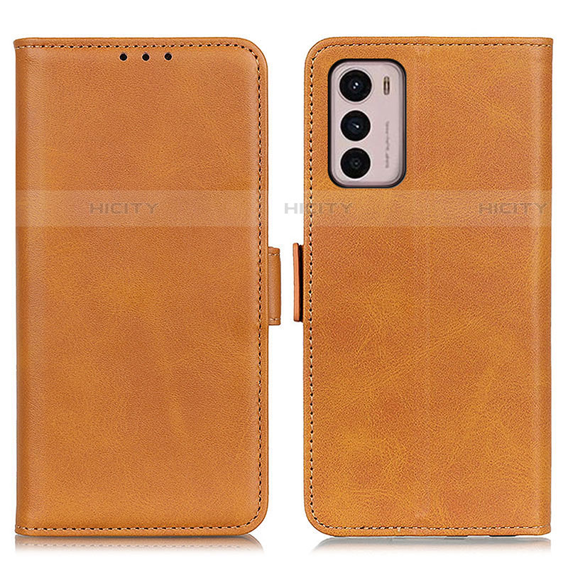 Funda de Cuero Cartera con Soporte Carcasa M15L para Motorola Moto G42 Marron Claro