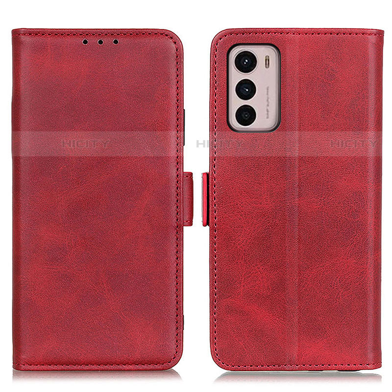 Funda de Cuero Cartera con Soporte Carcasa M15L para Motorola Moto G42 Rojo