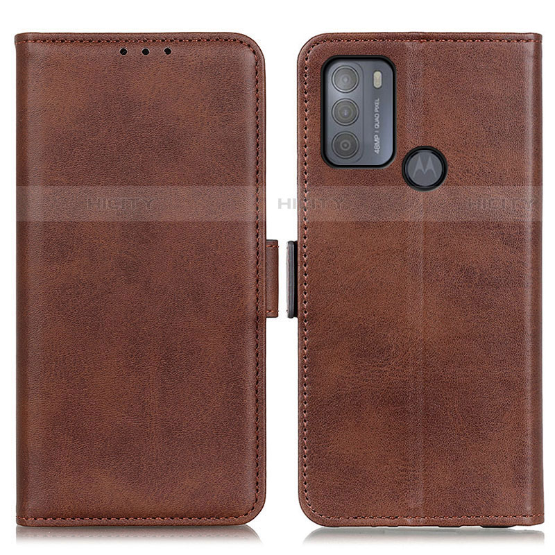 Funda de Cuero Cartera con Soporte Carcasa M15L para Motorola Moto G50 Marron