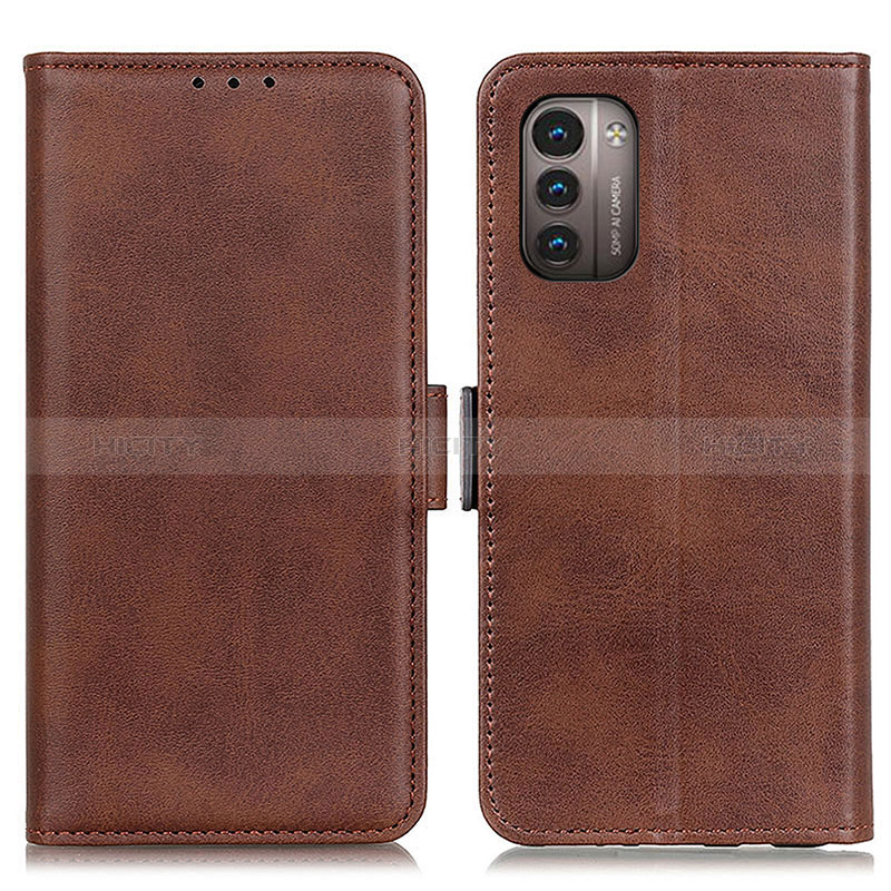 Funda de Cuero Cartera con Soporte Carcasa M15L para Nokia G11 Marron