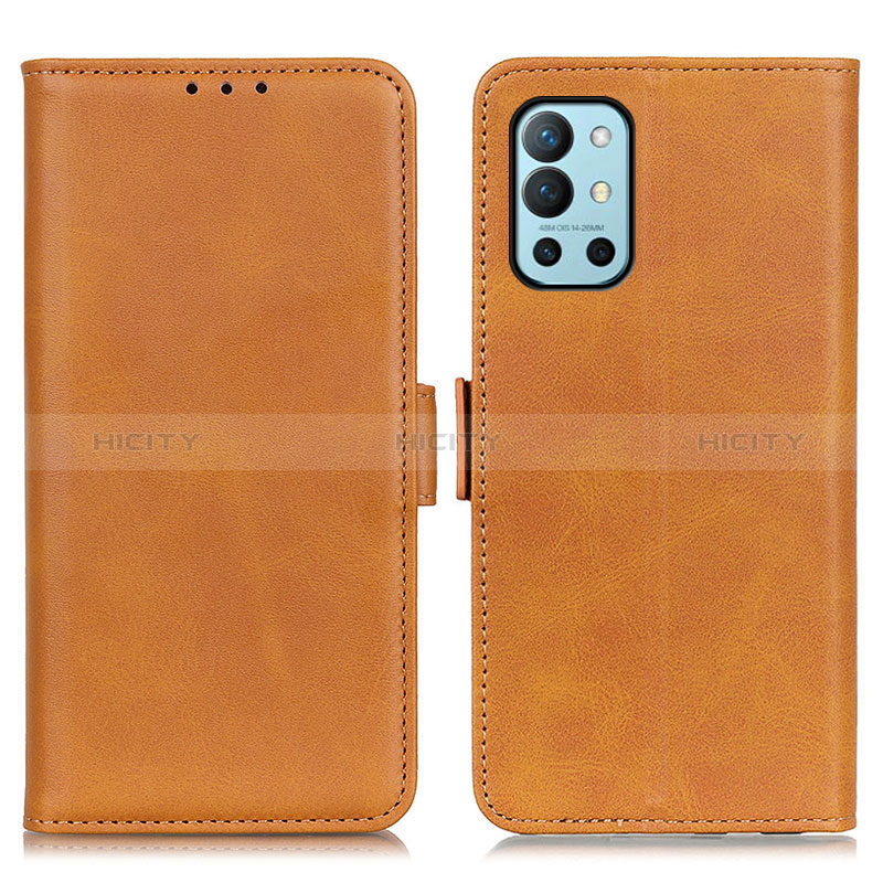 Funda de Cuero Cartera con Soporte Carcasa M15L para OnePlus 9R 5G Marron Claro