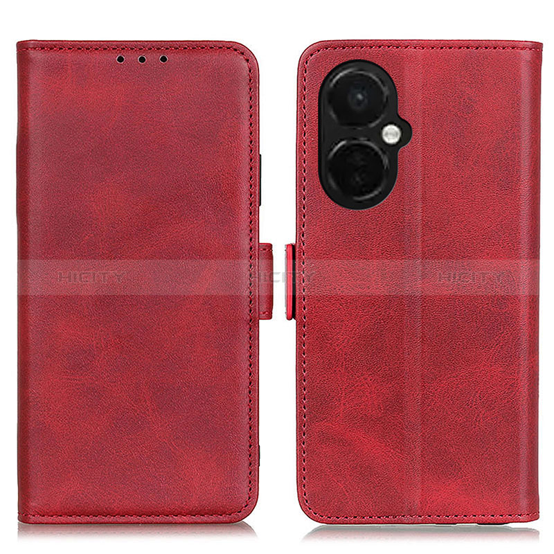 Funda de Cuero Cartera con Soporte Carcasa M15L para OnePlus Nord CE 3 5G Rojo