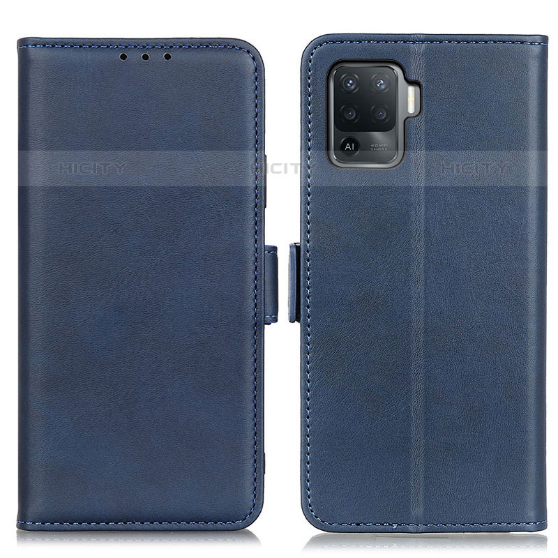 Funda de Cuero Cartera con Soporte Carcasa M15L para Oppo A94 4G Azul