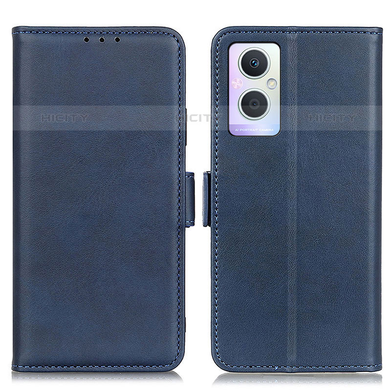 Funda de Cuero Cartera con Soporte Carcasa M15L para Oppo F21 Pro 5G Azul