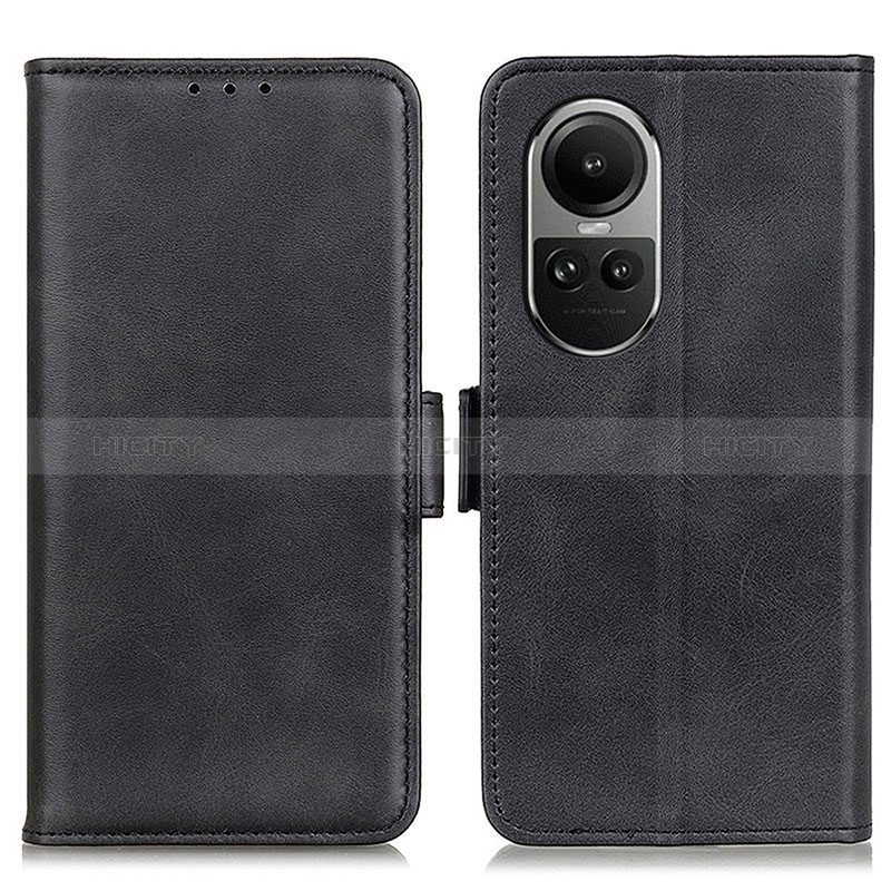 Funda de Cuero Cartera con Soporte Carcasa M15L para Oppo Reno10 Pro 5G Negro