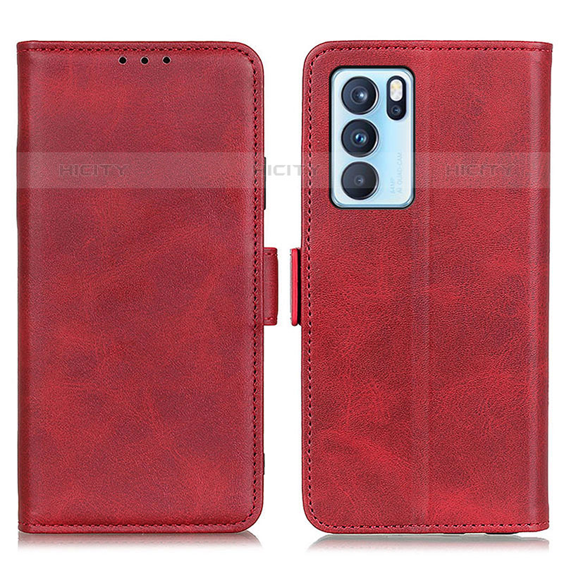 Funda de Cuero Cartera con Soporte Carcasa M15L para Oppo Reno6 Pro 5G India