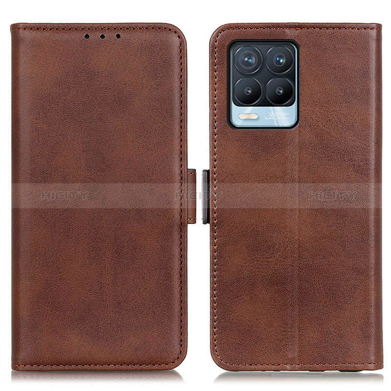 Funda de Cuero Cartera con Soporte Carcasa M15L para Realme 8 Pro Marron