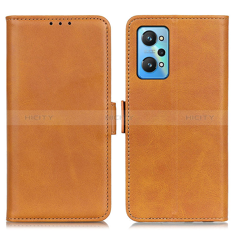 Funda de Cuero Cartera con Soporte Carcasa M15L para Realme GT Neo2 5G Marron Claro