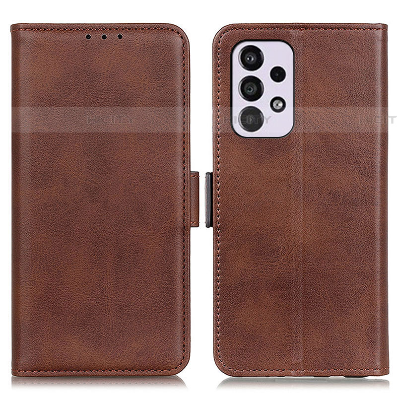 Funda de Cuero Cartera con Soporte Carcasa M15L para Samsung Galaxy A33 5G Marron