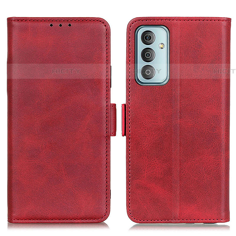 Funda de Cuero Cartera con Soporte Carcasa M15L para Samsung Galaxy F23 5G Rojo