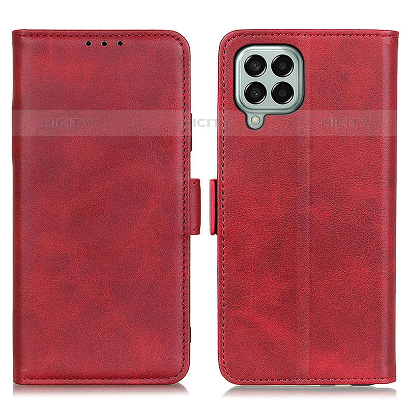 Funda de Cuero Cartera con Soporte Carcasa M15L para Samsung Galaxy M33 5G Rojo