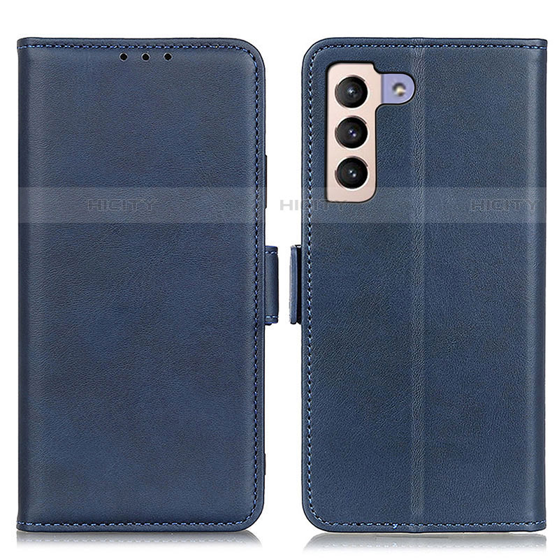 Funda de Cuero Cartera con Soporte Carcasa M15L para Samsung Galaxy S21 5G Azul