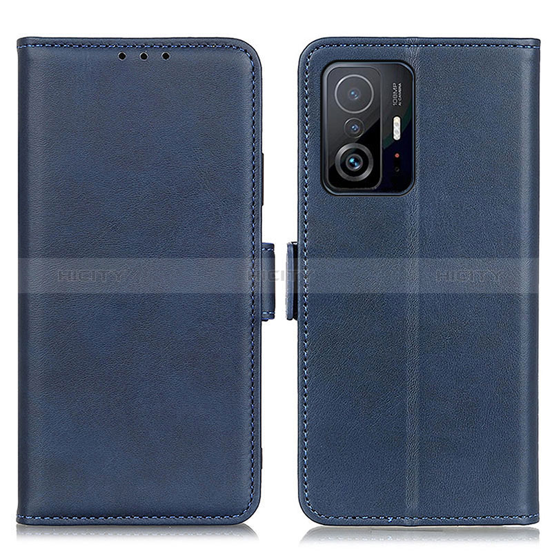 Funda de Cuero Cartera con Soporte Carcasa M15L para Xiaomi Mi 11T 5G Azul