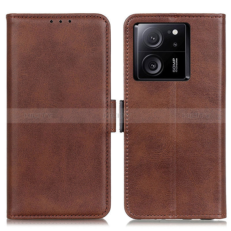 Funda de Cuero Cartera con Soporte Carcasa M15L para Xiaomi Mi 13T 5G Marron