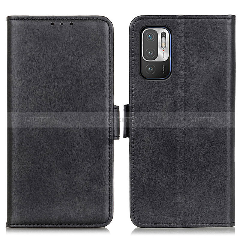 Funda de Cuero Cartera con Soporte Carcasa M15L para Xiaomi Redmi Note 10T 5G Negro