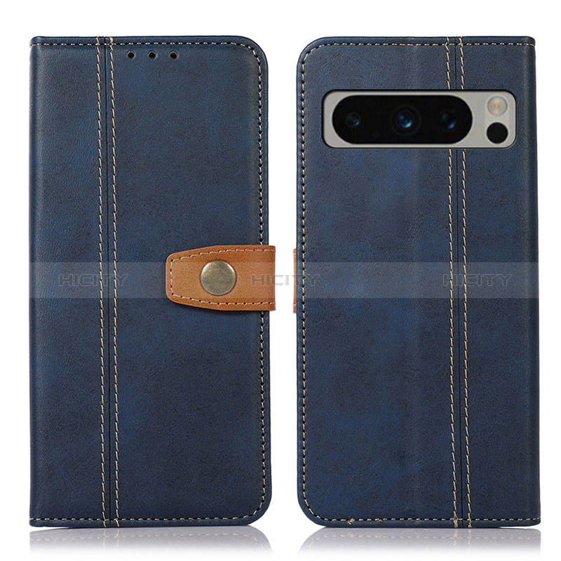 Funda de Cuero Cartera con Soporte Carcasa M16L para Google Pixel 8 Pro 5G Azul