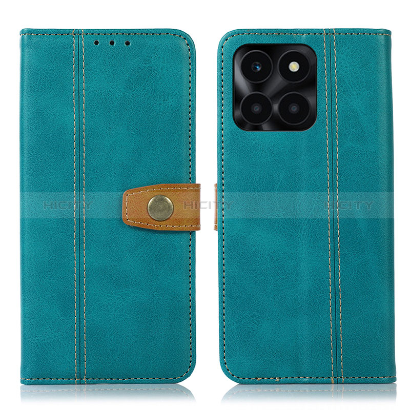 Funda de Cuero Cartera con Soporte Carcasa M16L para Huawei Honor X8b Verde