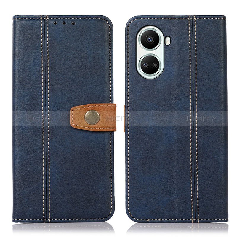 Funda de Cuero Cartera con Soporte Carcasa M16L para Huawei Nova 10 SE Azul