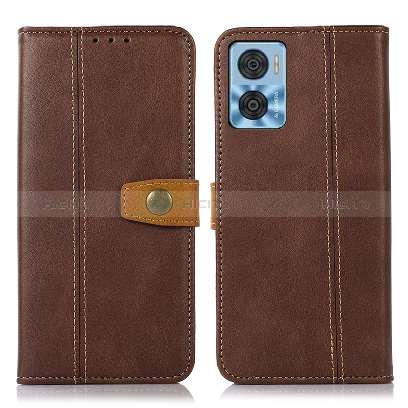 Funda de Cuero Cartera con Soporte Carcasa M16L para Motorola Moto E22