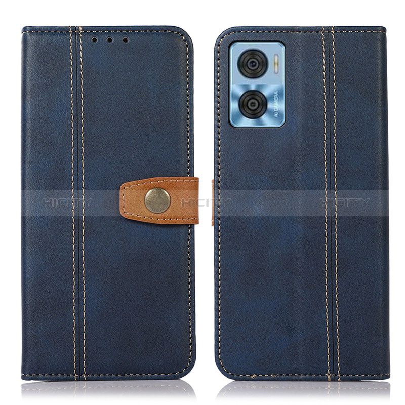 Funda de Cuero Cartera con Soporte Carcasa M16L para Motorola Moto E22i