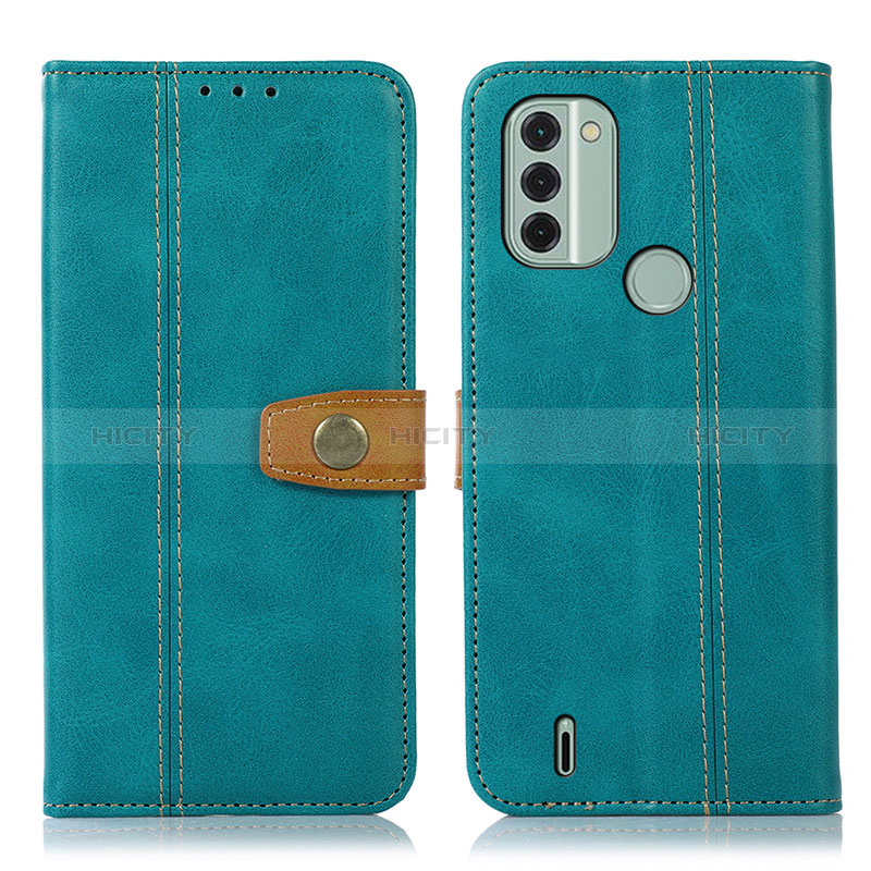 Funda de Cuero Cartera con Soporte Carcasa M16L para Nokia C31 Verde