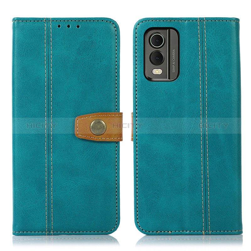 Funda de Cuero Cartera con Soporte Carcasa M16L para Nokia C32 Verde