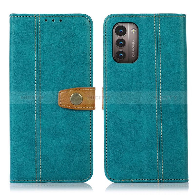 Funda de Cuero Cartera con Soporte Carcasa M16L para Nokia G11 Verde