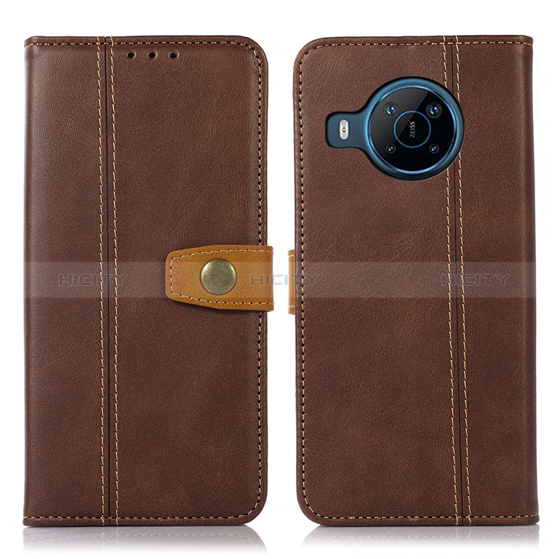 Funda de Cuero Cartera con Soporte Carcasa M16L para Nokia X100 5G Marron