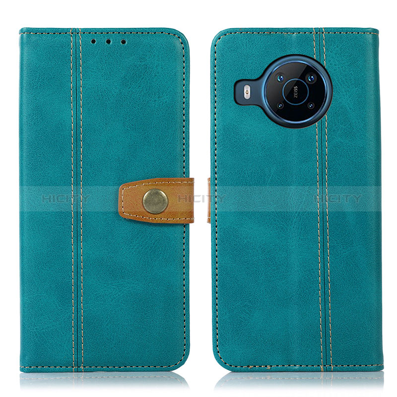 Funda de Cuero Cartera con Soporte Carcasa M16L para Nokia X100 5G Verde